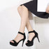 Radiant Ankle Tie Heels